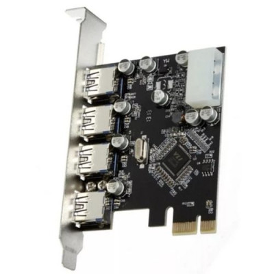 Карта Расширения Gold Touch PCIe Card 4Port USB3.0 SU-PCIE-4USB3.0 Карта Расширения Gold Touch PCIe Card 4Port USB3.0 SU-PCIE-4USB3.0