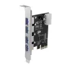 כרטיס הרחבה Gold Touch PCIe Card 4Port USB3.0 SU-PCIE-4USB3.0