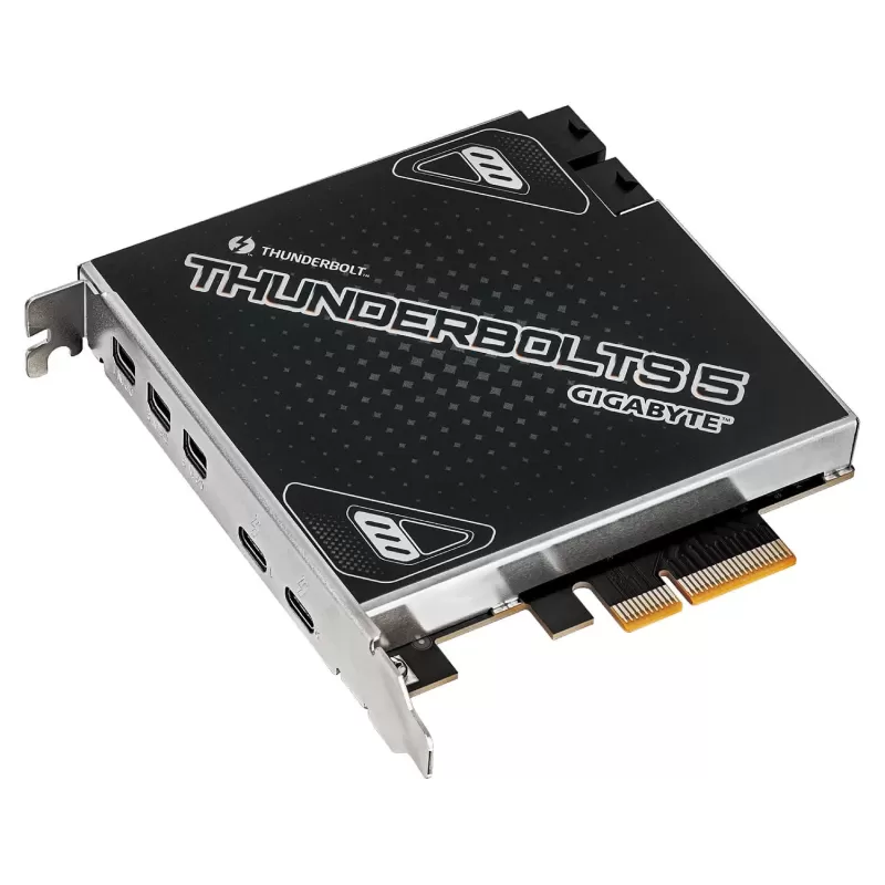 כרטיס הרחבה Gigabyte THUNDERBOLTS 5 PCIe4.0x4 Add-In THUNDERBOLTS5 צבע שחור - יבואן רשמי