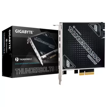 Карта Расширения Gigabyte THUNDERBOLTS 5 PCIe4.0x4 Add-In THUNDERBOLTS5 Цвет:чёрный - официальный импортер