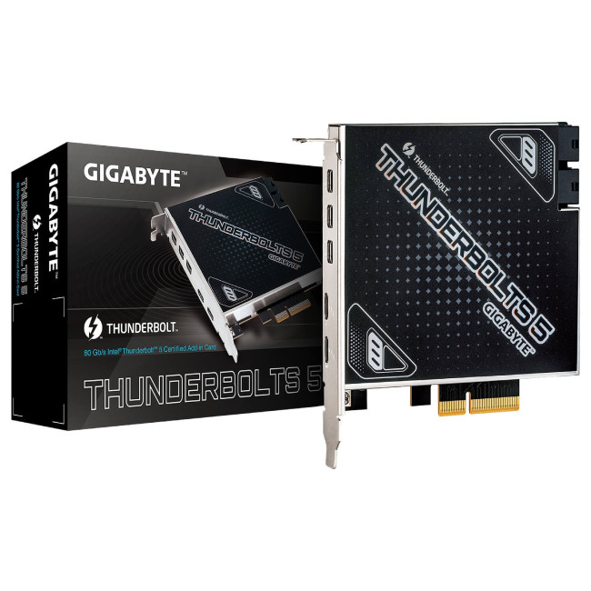 Expansion Card Gigabyte THUNDERBOLTS 5 PCIe4.0x4 Add-In THUNDERBOLTS5