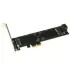 כרטיס הרחבה St-Lab STLAB mSATA + SATA3 2+2 Ports PCI-E Card A-560
