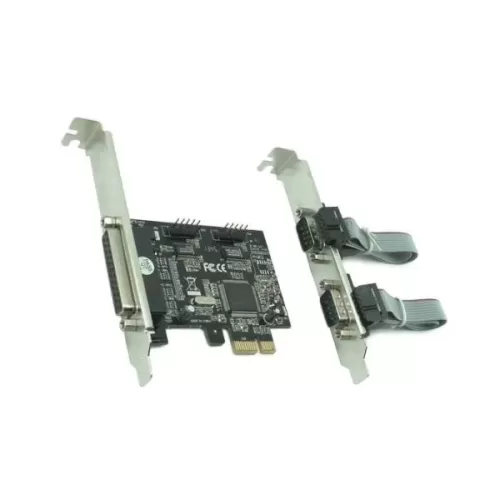 Expansion Card Gold Touch 2x RS232 & 1x Parallel PCIe Card SU-PCIE-2RS-1P