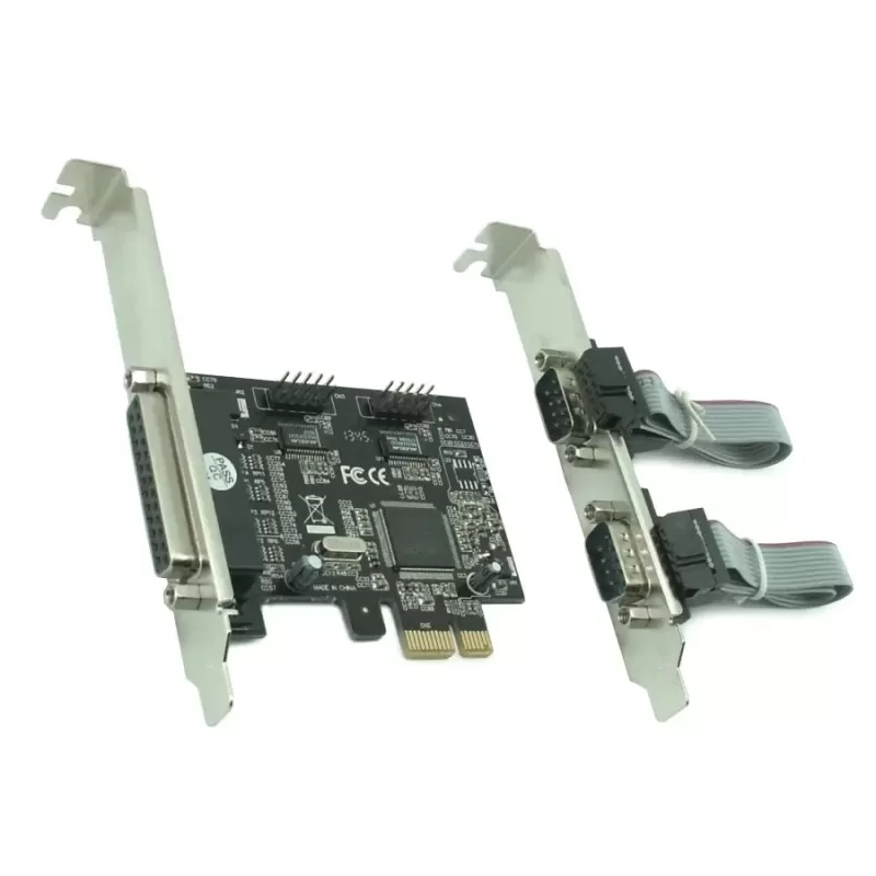 Expansion Card Gold Touch 2x RS232 & 1x Parallel PCIe Card SU-PCIE-2RS-1P