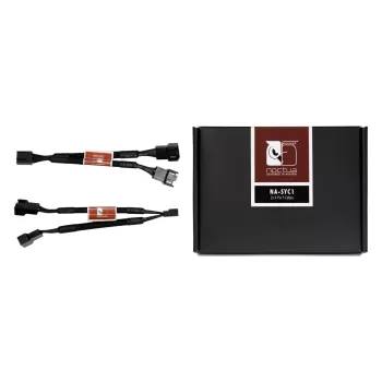 Cable Splitter Noctua NA-SYC1 4-Pin PWM Y-Cable 2 pcs NA-SYC1 Color:black