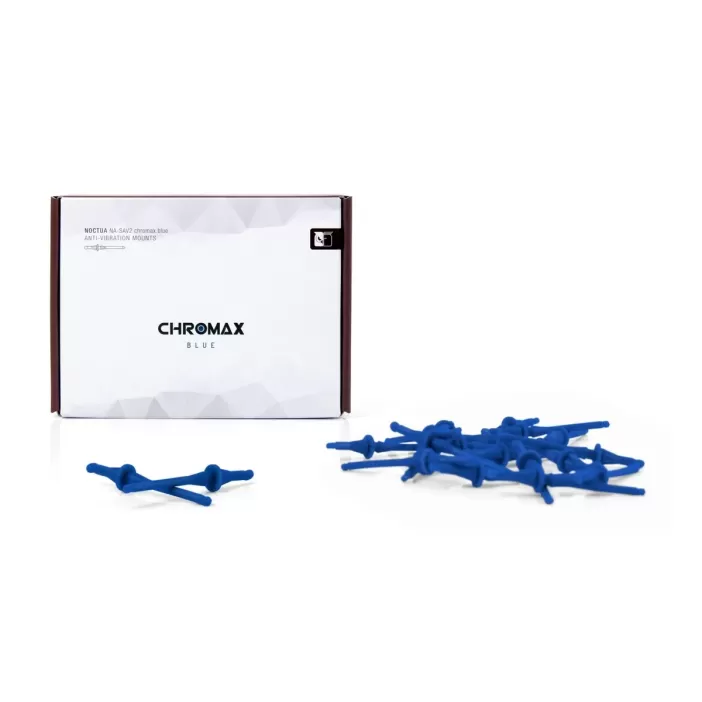 Noctua NA-SAV2-BLUE chromax.blue Anti-Vibration Mounts ( set 20 units) Blue NA-SAV2-BLUE
