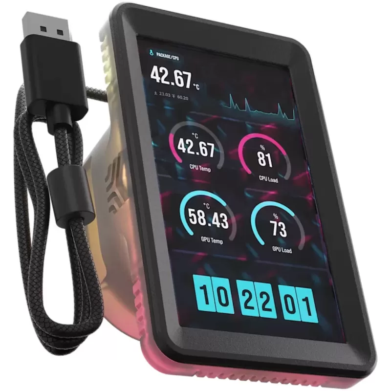 Аксессуар жидкостного охлаждения Corsair iCUE LINK LCD Screen Module 5" Black CW-9061043-WW Аксессуар жидкостного охлаждения Corsair iCUE LINK LCD Screen Module 5" Black CW-9061043-WW
