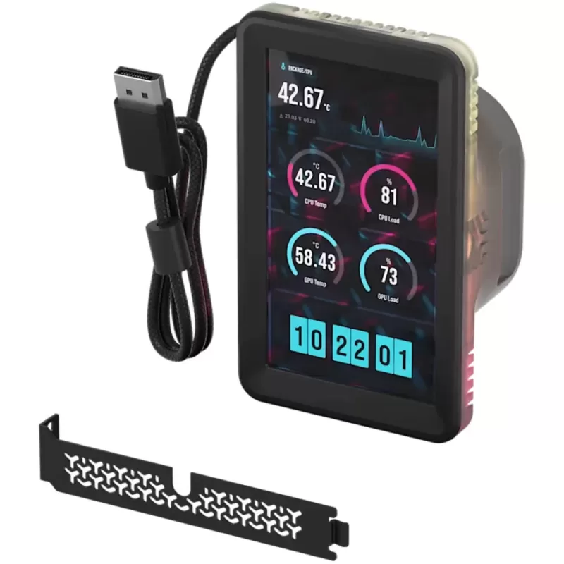 Аксессуар жидкостного охлаждения Corsair iCUE LINK LCD Screen Module 5" Black CW-9061043-WW Аксессуар жидкостного охлаждения Corsair iCUE LINK LCD Screen Module 5" Black CW-9061043-WW
