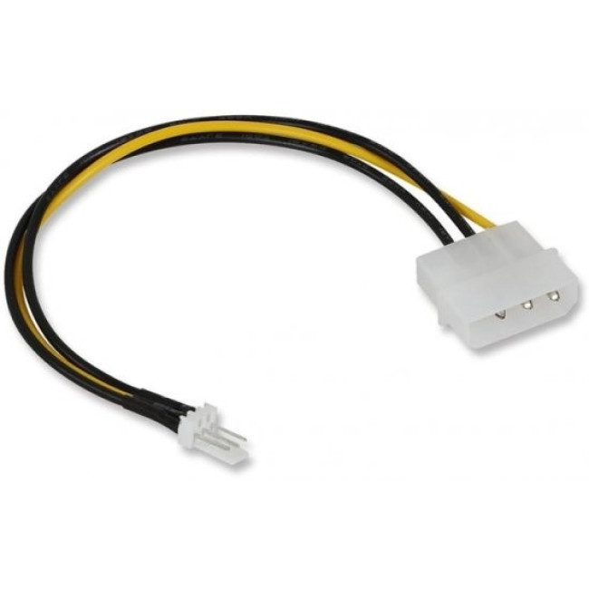 Adapter 4Pin Molex Male to 3Pin FAN E-MOLEX-3PIN Adapter 4Pin Molex Male to 3Pin FAN E-MOLEX-3PIN