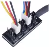 מפצל מאווררים Hankpower Fan Hub 5 in 1 PWM 4Pin Splitter צבע שחור