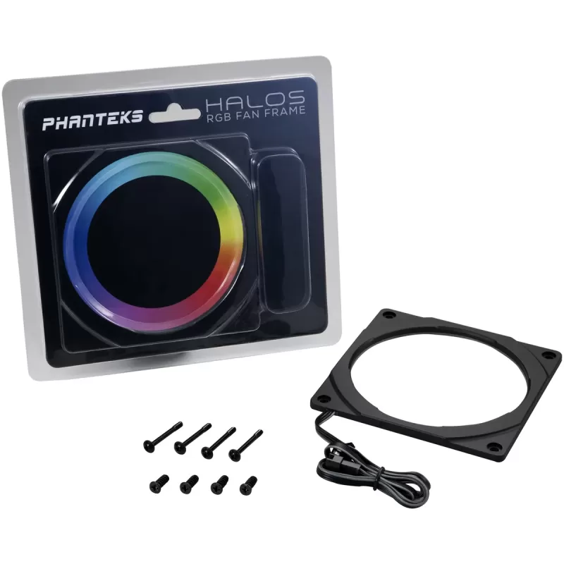מסגרת RGB למאוורר Phanteks Halos 120mm RGB Frame שחור PH-FF120RGBP_BK01
