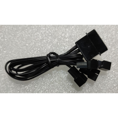 מפצל מאווררים Antec MOLEX FEMALE TO 4 PCS 4 PIN צבע שחור מפצל מאווררים Antec MOLEX FEMALE TO 4 PCS 4 PIN צבע שחור