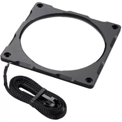 מסגרת תאורה למאוורר Phanteks Halos Lux 120mm RGB Aluminum Frame שחור PH-FF120RGBA_BK01