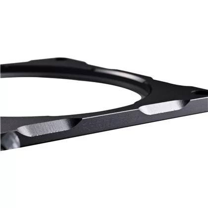 מסגרת תאורה למאוורר Phanteks Halos Lux 120mm RGB Aluminum Frame שחור PH-FF120RGBA_BK01