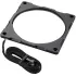 מסגרת תאורה למאוורר Phanteks Halos Lux 120mm RGB Aluminum Frame שחור PH-FF120RGBA_BK01