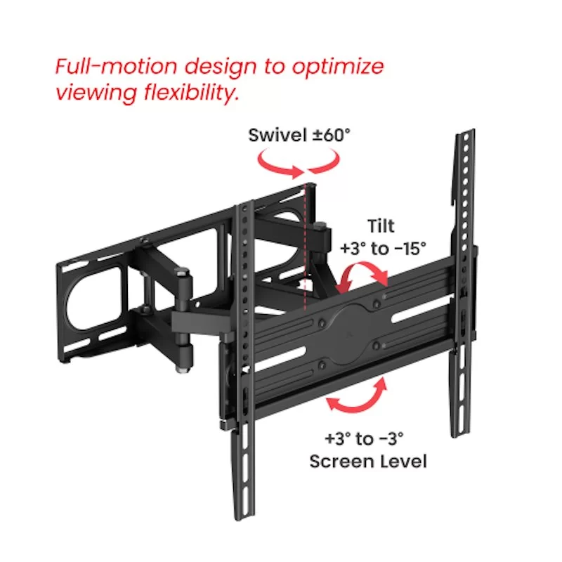 מתקן תלייה למסך Gold Touch Full-motion TV Wall Mount AR-WM644