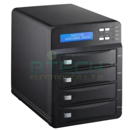 Адаптер Корпус алюминиевый-4 Жесткие Диски AGESTAR 3C4B3A