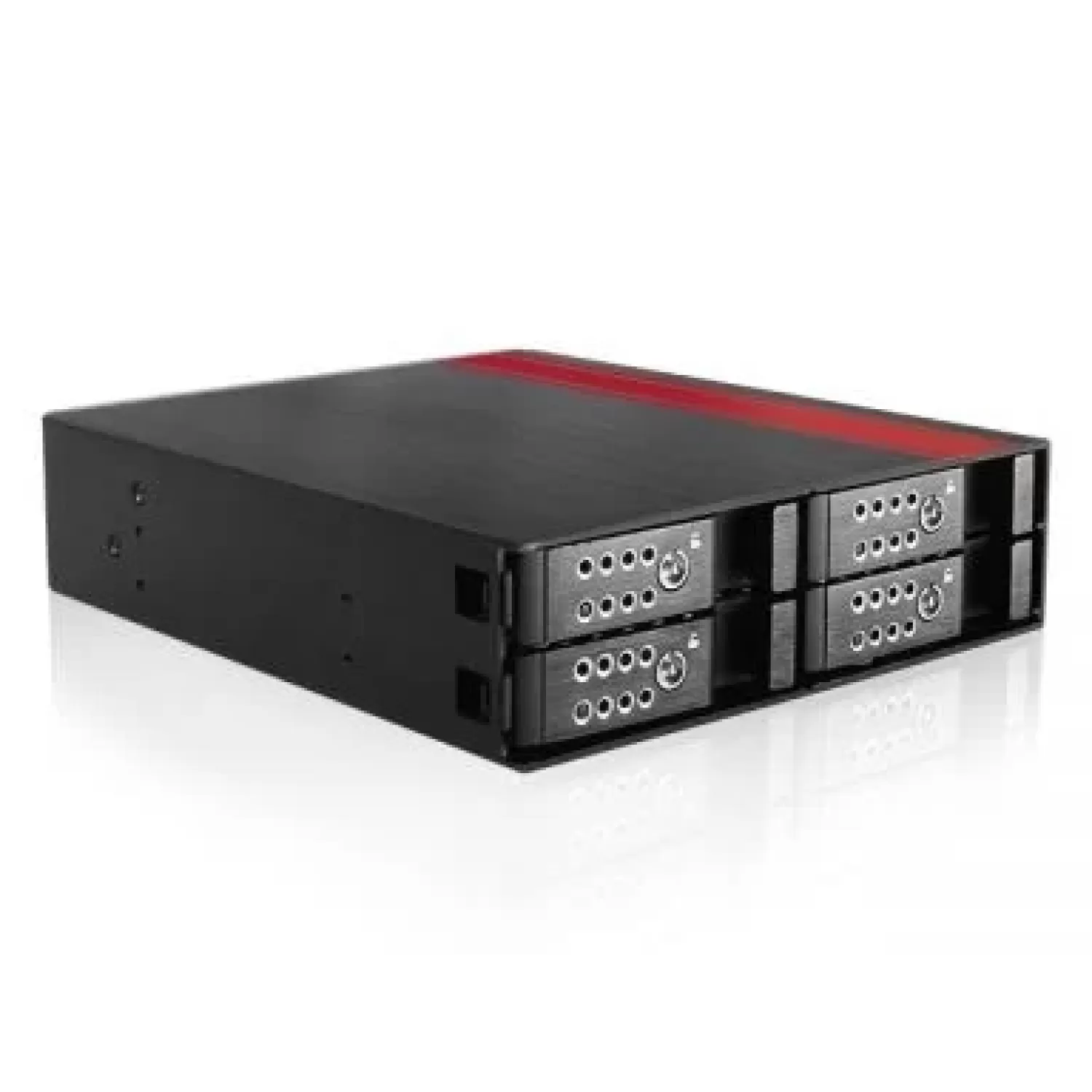 Адаптер iStarUSA 5.25" to 4x 2.5" SATA SAS 6 Gbps HDD Hot-swap Rack BPU-124DE-SS Цвет:чёрный