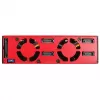 Adapter iStarUSA 5.25" to 4x 2.5" SATA SAS 6 Gbps HDD Hot-swap Rack BPU-124DE-SS Color:black