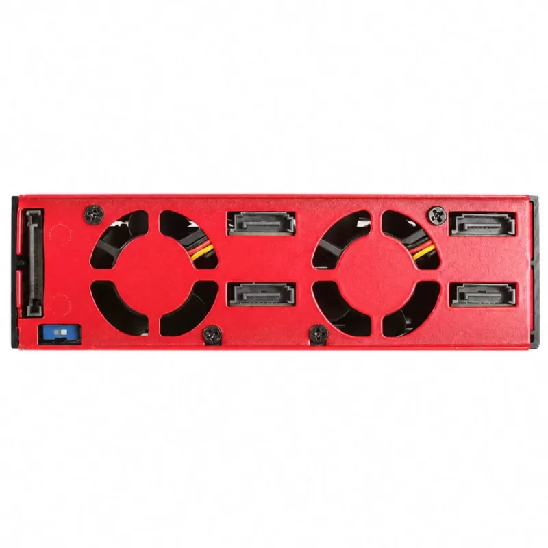 Adapter iStarUSA 5.25" to 4x 2.5" SATA SAS 6 Gbps HDD Hot-swap Rack BPU-124DE-SS Color:black