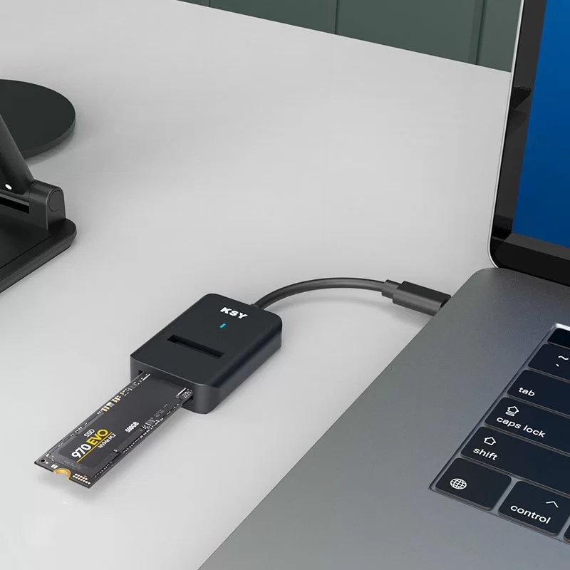 Adapter Maiwo USB3.2 Type C to M.2 NVMe /M.2 SATA SSD Adapter Maivo K1696P2 Adapter Maiwo USB3.2 Type C to M.2 NVMe /M.2 SATA SSD Adapter Maivo K1696P2