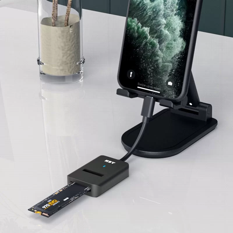 Adapter Maiwo USB3.2 Type C to M.2 NVMe /M.2 SATA SSD Adapter Maivo K1696P2 Adapter Maiwo USB3.2 Type C to M.2 NVMe /M.2 SATA SSD Adapter Maivo K1696P2
