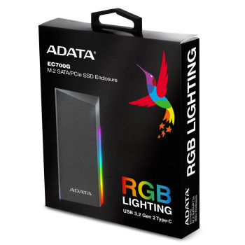 Кейс для SSD диска XPG EC700G AEC700GU32G2-CGY Цвет:черный..