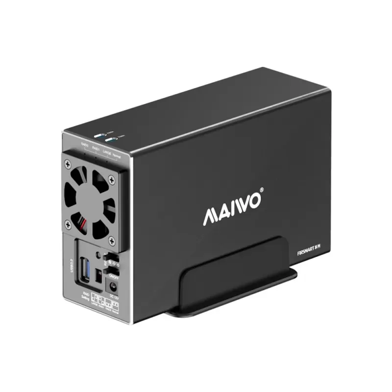 External box for hard drive Maiwo HDD 3.5 DUAL BAY USB3.2 RAID K35272U3 External box for hard drive Maiwo HDD 3.5 DUAL BAY USB3.2 RAID K35272U3