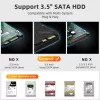 External box for hard drive Maiwo HDD 3.5 DUAL BAY USB3.2 RAID K35272U3 External box for hard drive Maiwo HDD 3.5 DUAL BAY USB3.2 RAID K35272U3