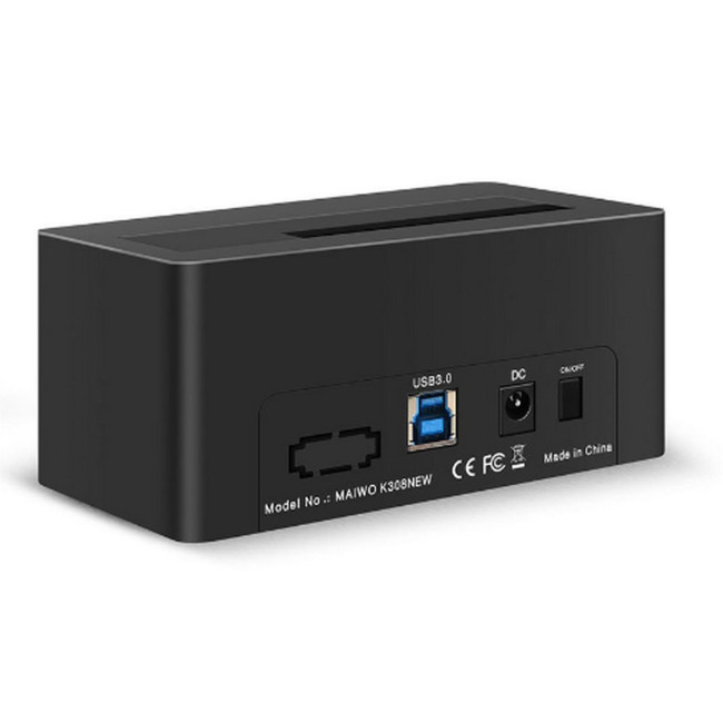 Dock Station Maiwo 1-BAY USB3 3.5″/2.5″ DOCKING STATION K308 Color:black