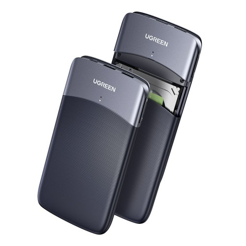 קופסא חיצונית לדיסק UGREEN USB-C/A to 2.5" SSD / HDD | x2 USB-A 3.0 | SD /