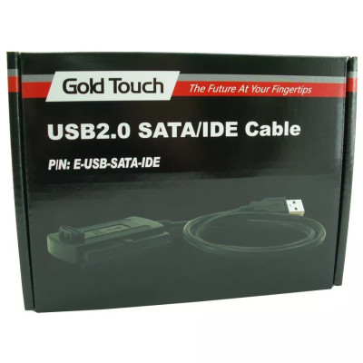 Adapter Gold Touch USB2.0 TO SATA / IDE E-USB-SATA-IDE Adapter Gold Touch USB2.0 TO SATA / IDE E-USB-SATA-IDE