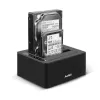 Dock Station Maiwo Dual Bays Hard Drive Docking Station K3082 Color:black