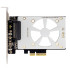 כרטיס הרחבה IPPON PCIe 3.0 x4 to SSF-8639 U.2 Adapter CST-PU1046