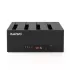 תחנת עגינה Maiwo Four Bays HDD Docking Station with Digital display K3084A צבע שחור