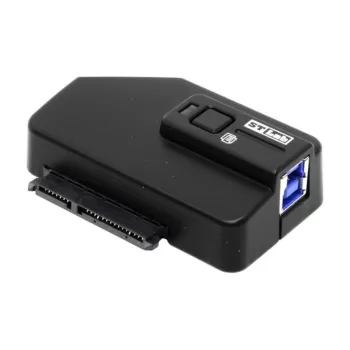 מתאם דיסק קשיח St-Lab USB 3. To SATA3 Adapter with one touch backup U-690 צבע שחור מתאם דיסק קשיח St-Lab USB 3. To SATA3 Adapter with one touch backup U-690 צבע שחור