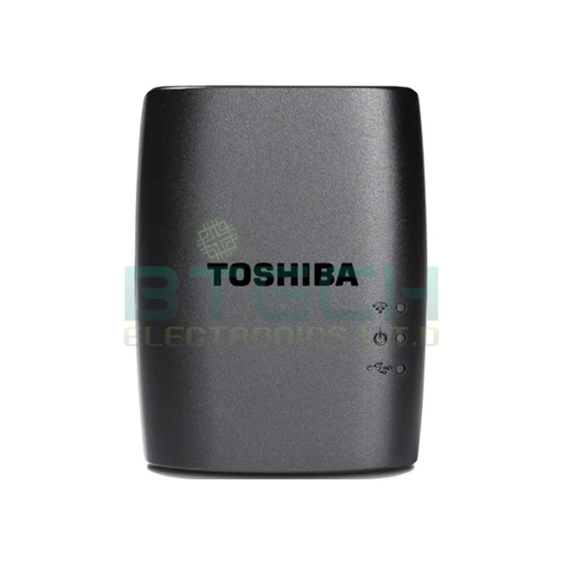 מתאם Toshiba מתאם אלחוטי Stor.e מאפשר חיבור דיסק קשיח נייד אל HDWW100XKWF1 מתאם Toshiba מתאם אלחוטי Stor.e מאפשר חיבור דיסק קשיח נייד אל HDWW100XKWF1