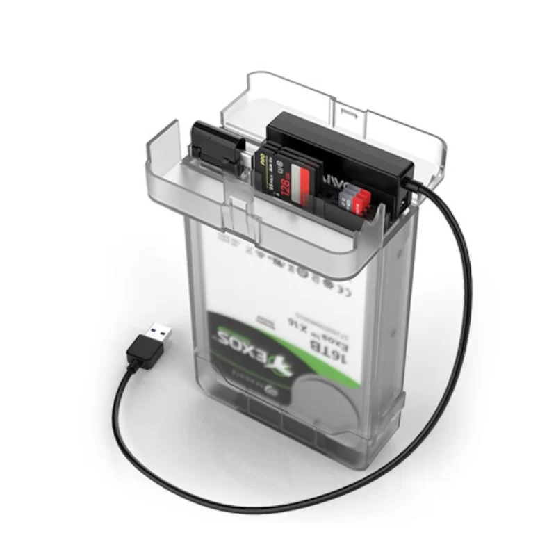 Maiwo 5GB USB 3.2 Gen1 to SATA converter with Protective Box K10435