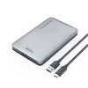 External box for hard drive Netac USB Type-C/A 2.5" Inch SATA HDD Case
