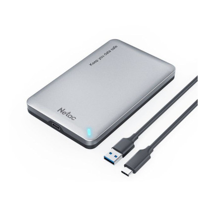 External box for hard drive Netac USB Type-C/A 2.5" Inch SATA HDD Case External box for hard drive Netac USB Type-C/A 2.5" Inch SATA HDD Case