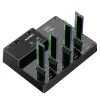תחנת עגינה ומשכפל דיסקים Maiwo M.2 NVMe Duplicator 4 Bay K3015P2 צבע שחור