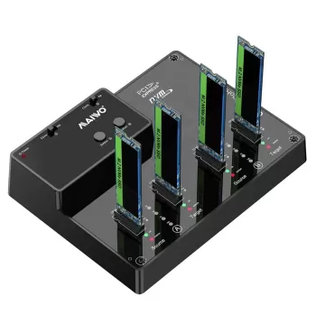 מתאם Maiwo M.2 NVMe Duplicator 4 Bay K3015P2