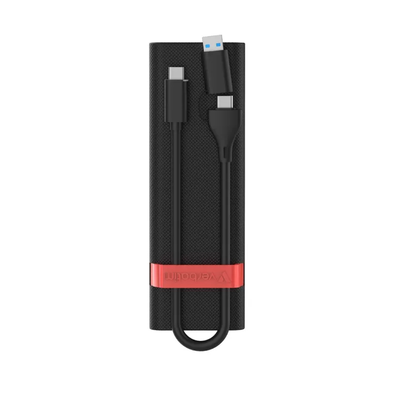 Кейс для SSD диска Verbatim Store 'n' Go M.2 NVMe SSD Enclosure Kit 32261 Цвет:чёрный, красный