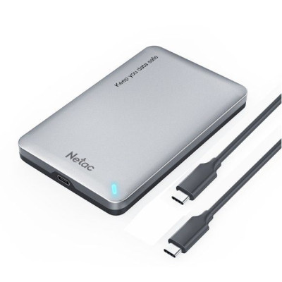 External box for hard drive Netac USB Type-C 2.5" Inch SATA HDD Case External box for hard drive Netac USB Type-C 2.5" Inch SATA HDD Case