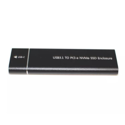 External box for hard drive Gold Touch USB3.1 To M.2 NVMe Type-C External box for hard drive Gold Touch USB3.1 To M.2 NVMe Type-C