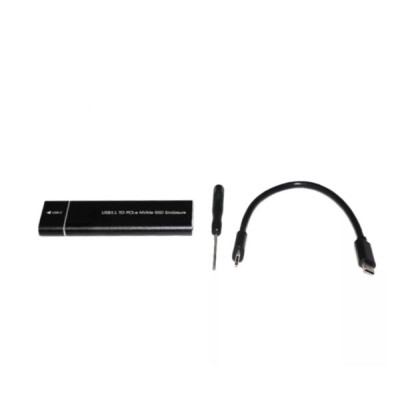 External box for hard drive Gold Touch USB3.1 To M.2 NVMe Type-C External box for hard drive Gold Touch USB3.1 To M.2 NVMe Type-C