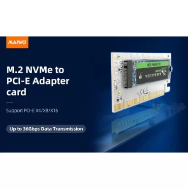 Адаптер Maiwo M.2 NVMe SSD to PCIe Adapter Card KT058A Адаптер Maiwo M.2 NVMe SSD to PCIe Adapter Card KT058A
