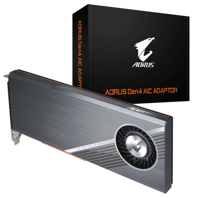 Adapter Gigabyte AORUS Gen4 AIC Adaptor GC-4XM2G4 Adapter Gigabyte AORUS Gen4 AIC Adaptor GC-4XM2G4