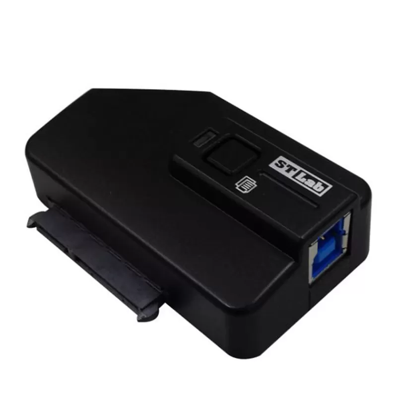 Дисковый адаптер St-Lab USB 3.0 to SATA3 Adapter with One Touch Backup U-960 Цвет:чёрный