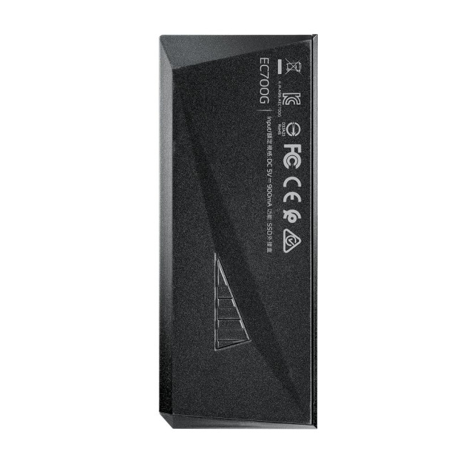 Case for SSD disk XPG EC700G AEC700GU32G2-CGY Color:black Condition:Outlets..